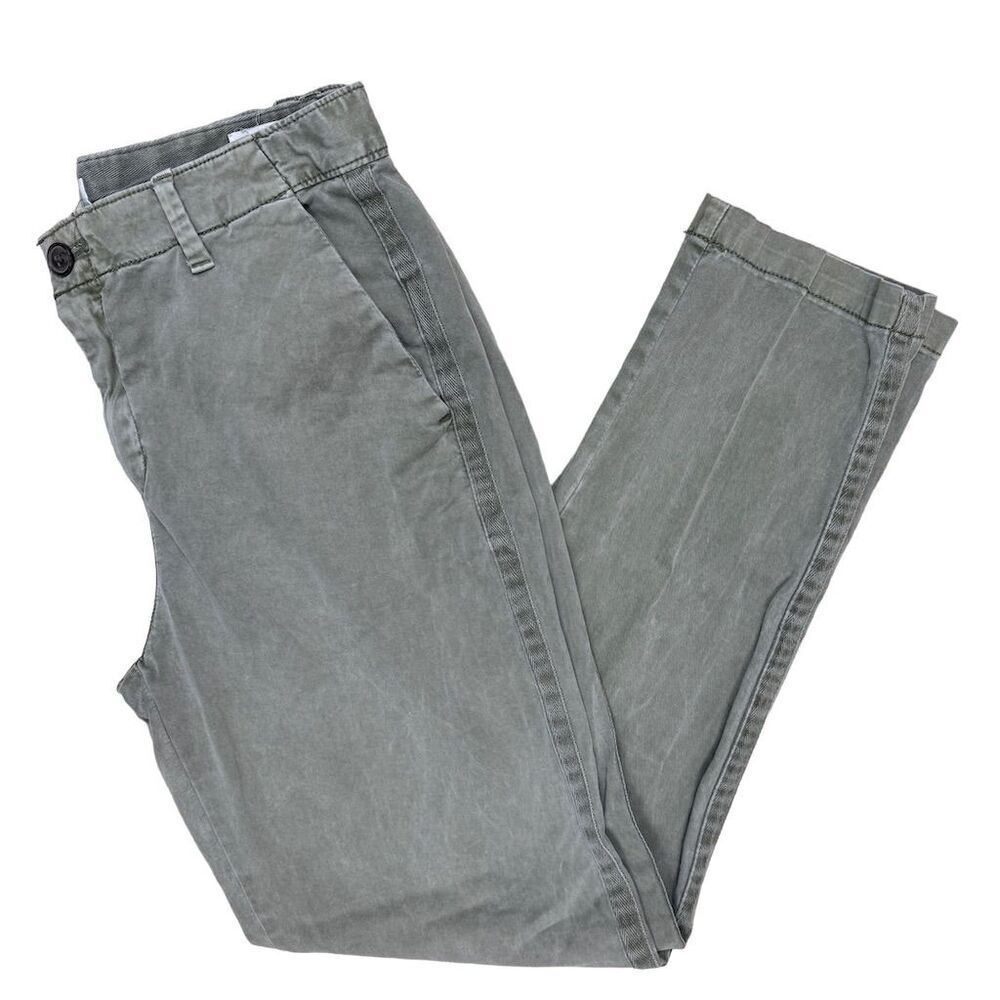 GAP Women's Size 6 Green Chino Pants Straight Leg Casual Stretch